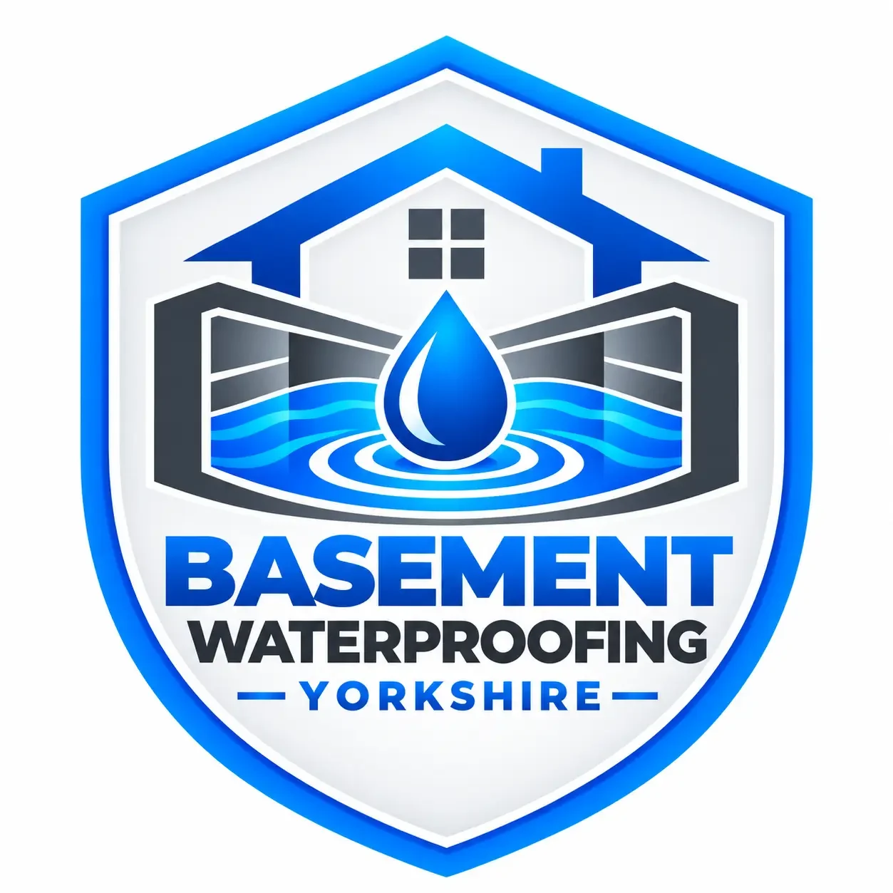 basement waterproofing Yorkshire logo white background.